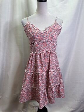 Talulah Pink Floral Sleeveless Mini Sundress Size Medium